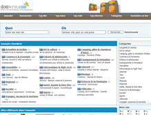 Tablet Screenshot of annuaire.domwest.com